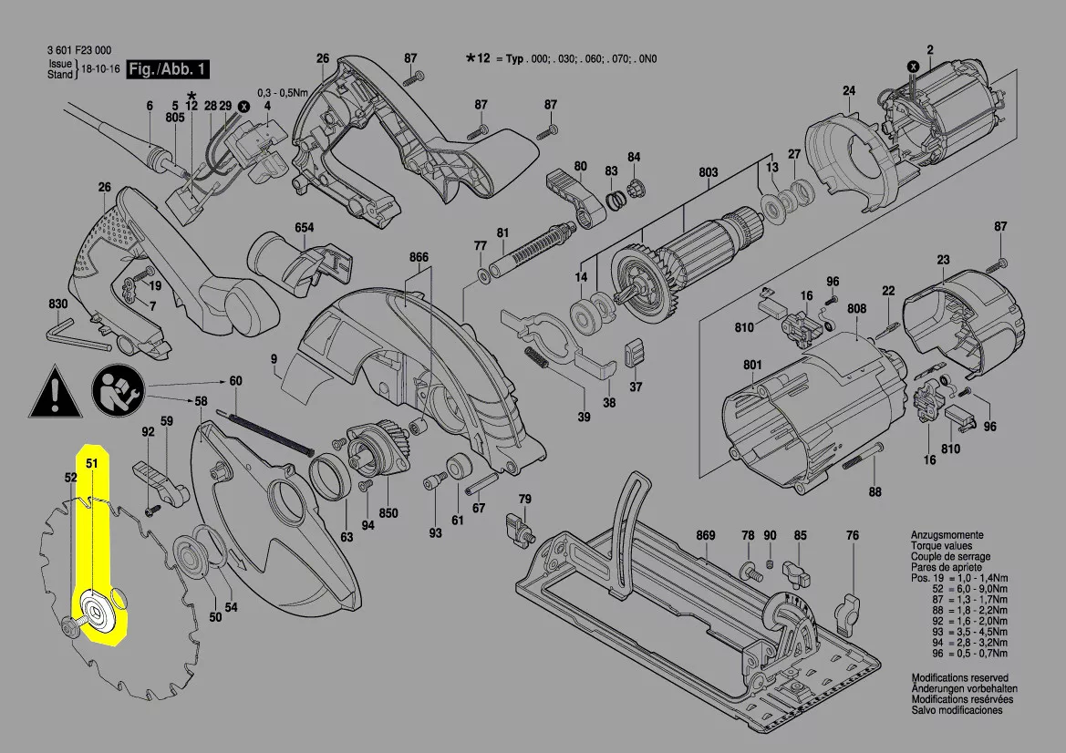 rondelle serrage lame réf. 1 619 P06 231 Bosch